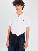 Polo piqu manga curta