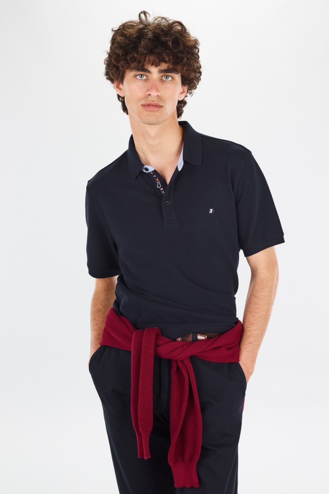 Polo de piqu de manga corta