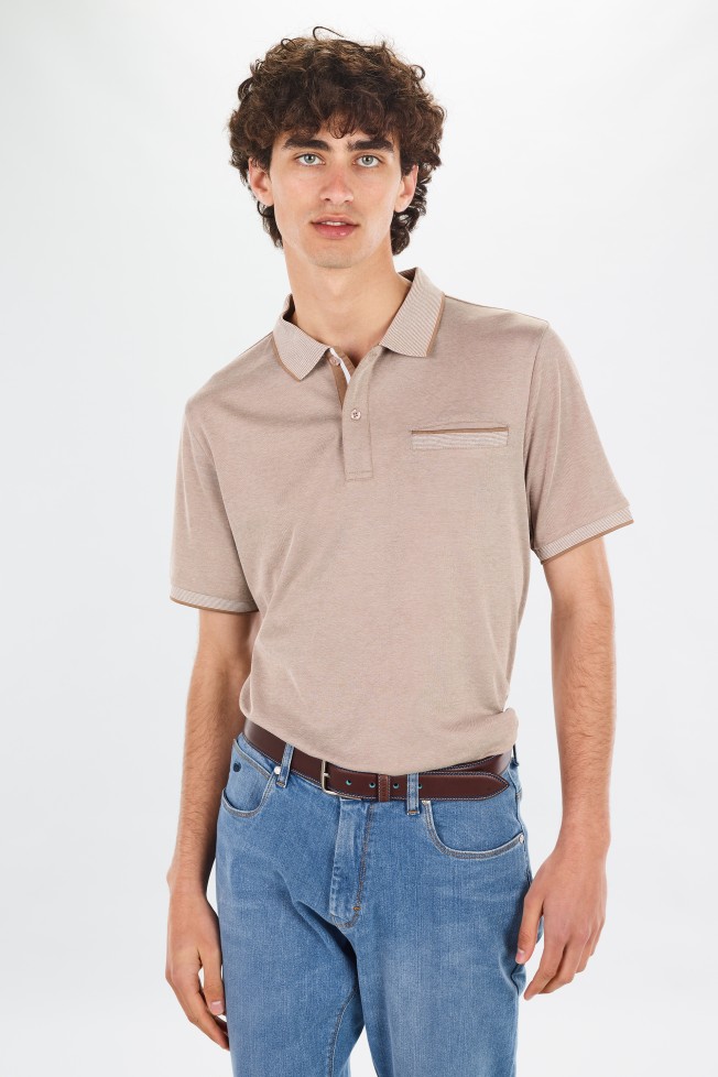 Polo de manga corta