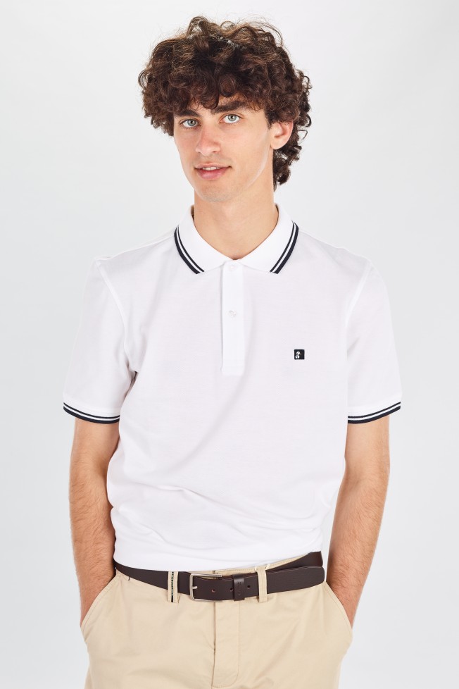 Polo de piqu de manga corta