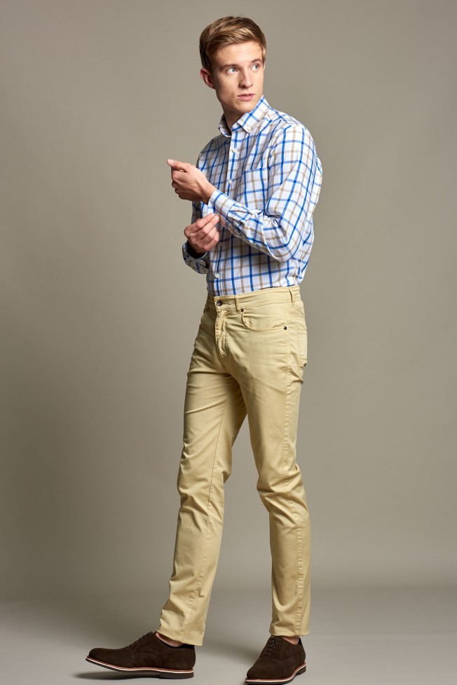 Pantaln de sarga con 5 bolsillos