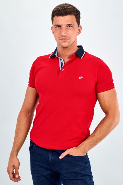 Half Sleeve Pique Polo