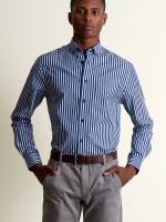 Camisa a rayas regular fit