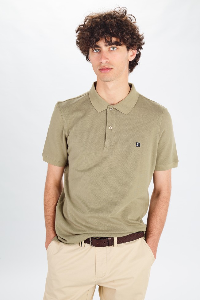 Polo de piqu de manga corta 