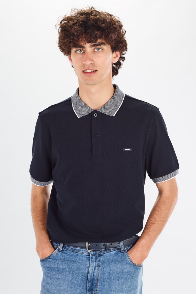 Polo de piqu de manga corta 