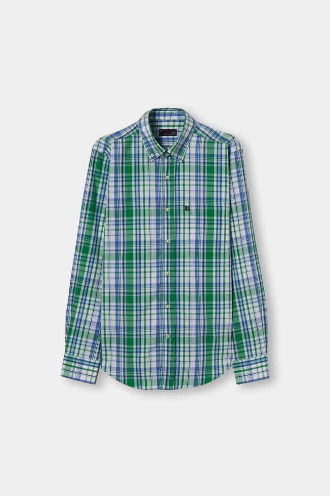 Camisa xadrez slim fit