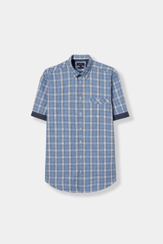 Camisa xadrez regular fit
