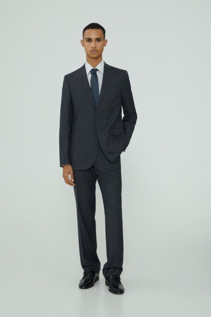 Classic micro pattern suit