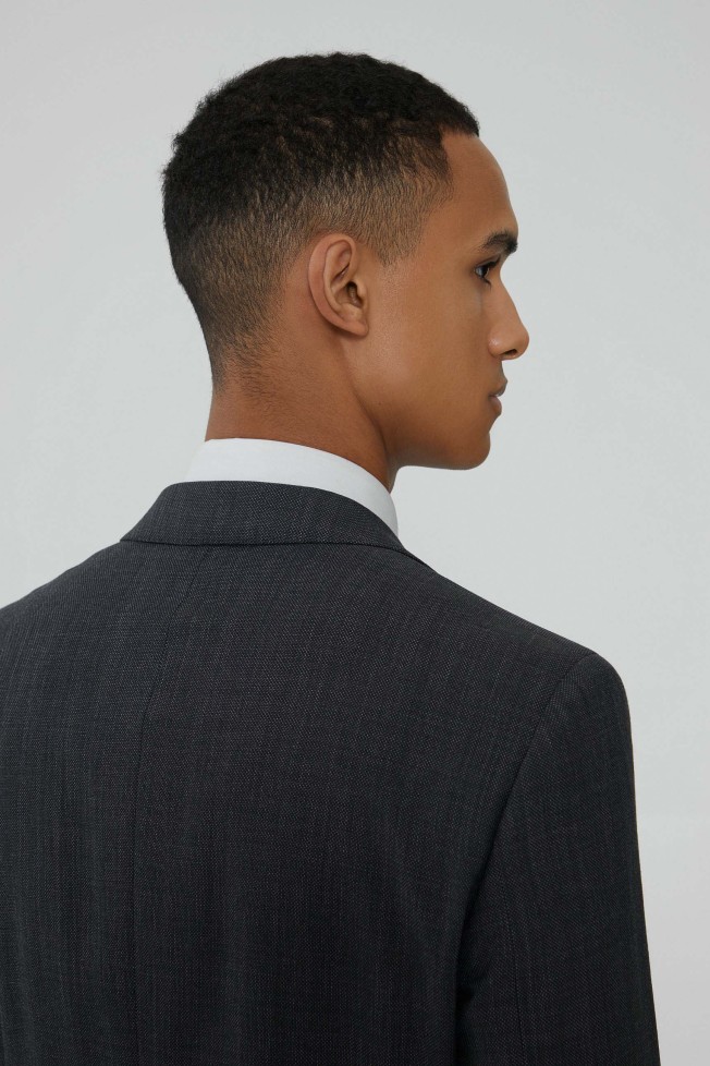 Traje clásico de micropatrón Traje clásico de micropatrón