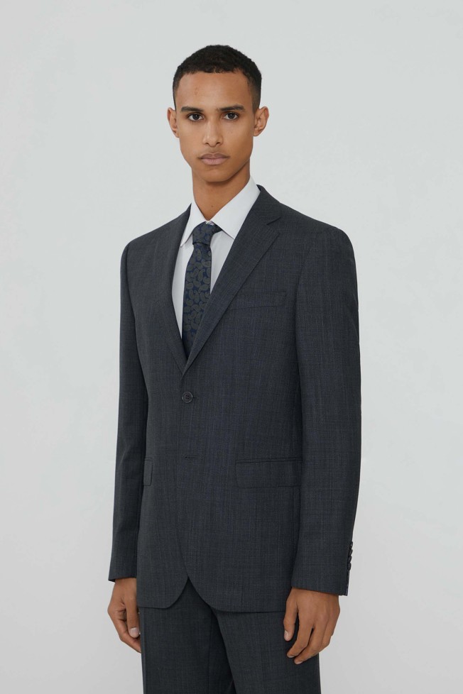 Traje clásico de micropatrón Traje clásico de micropatrón