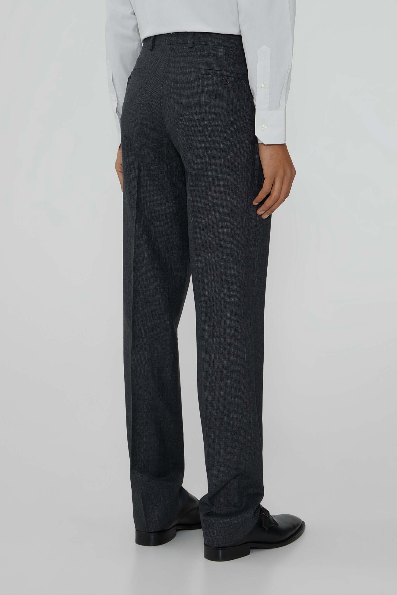 Traje clásico de micropatrón