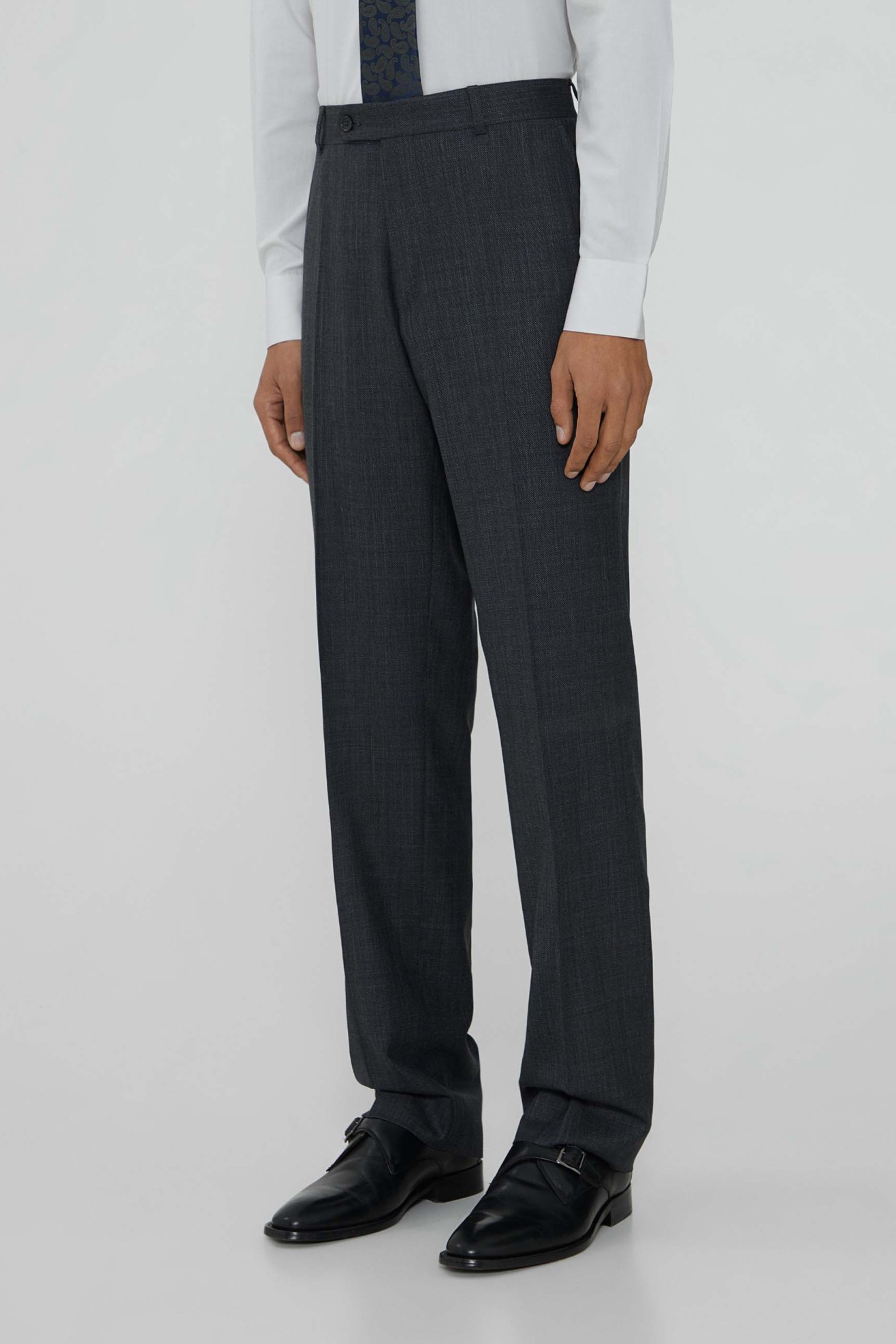 Traje clásico de micropatrón