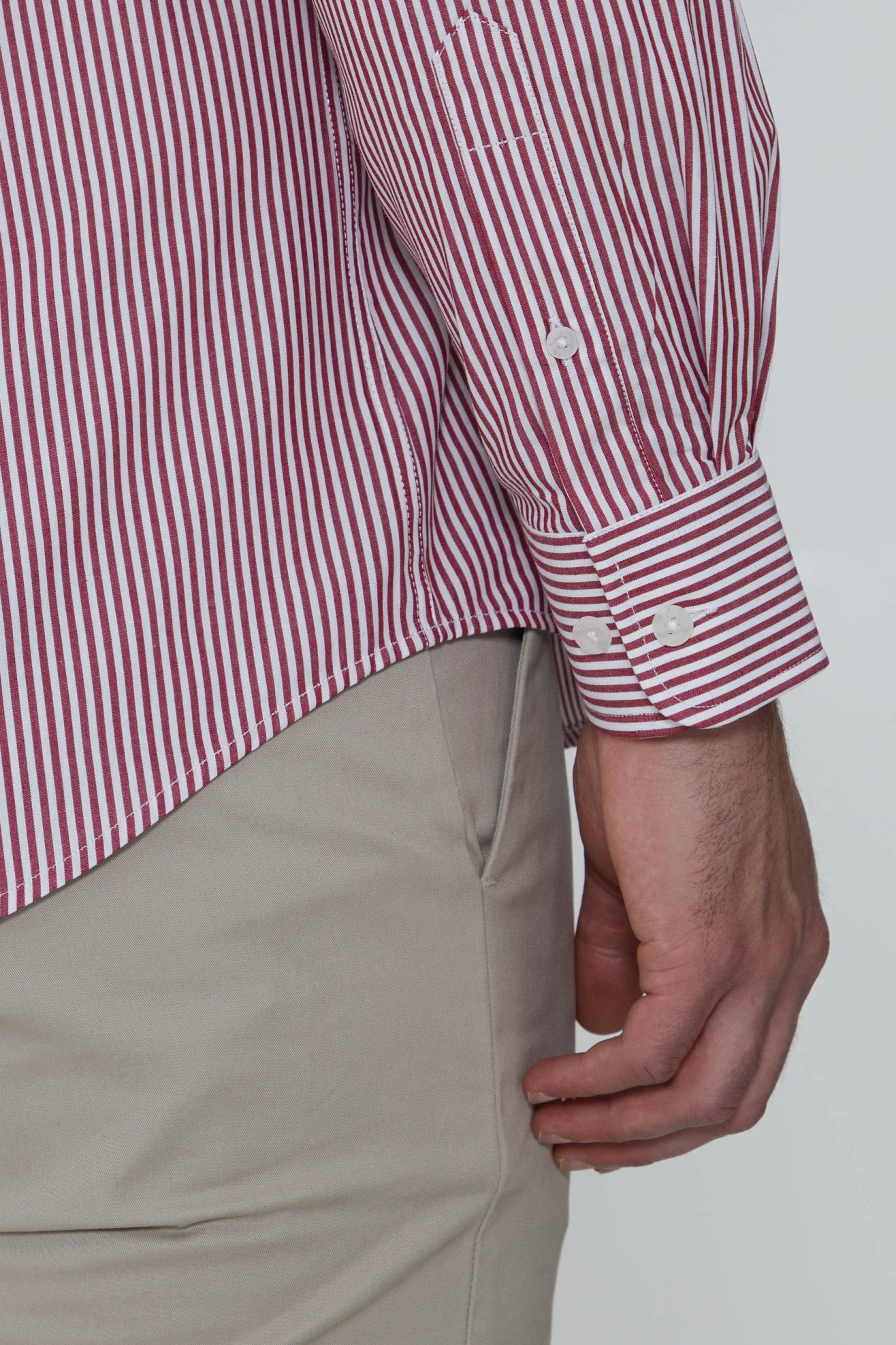 Camisa regular fit s riscas