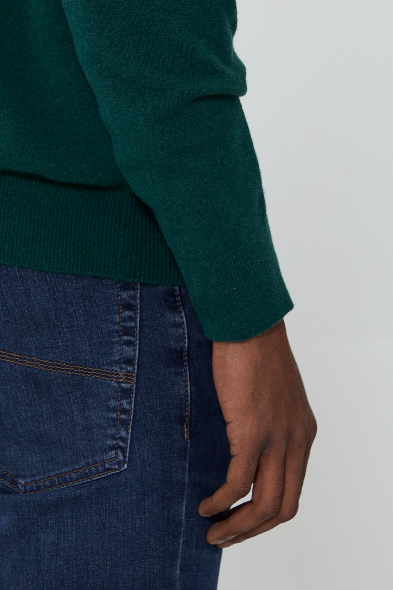 Pullover decote em V