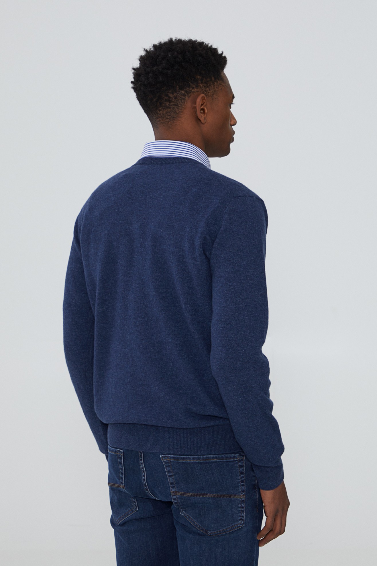 Pullover decote em V