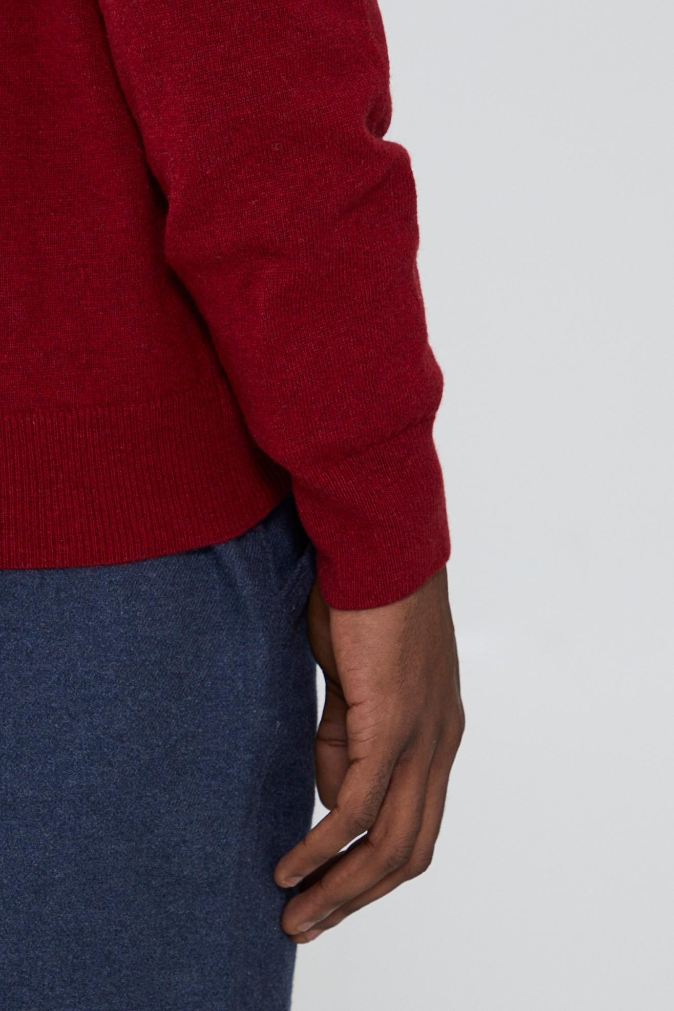 Pullover decote em V