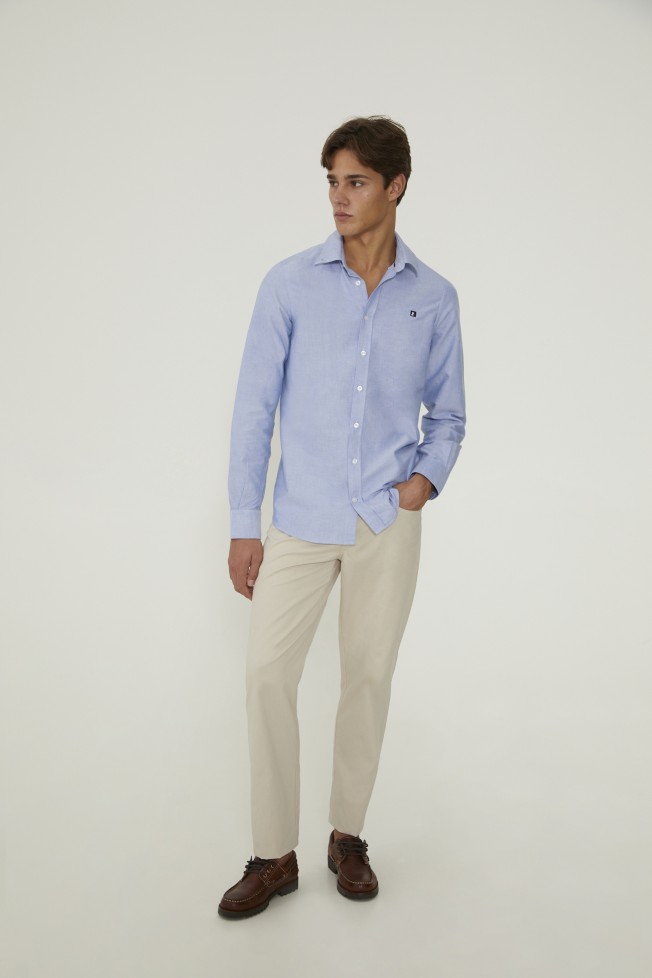 Pantalones de sarga 