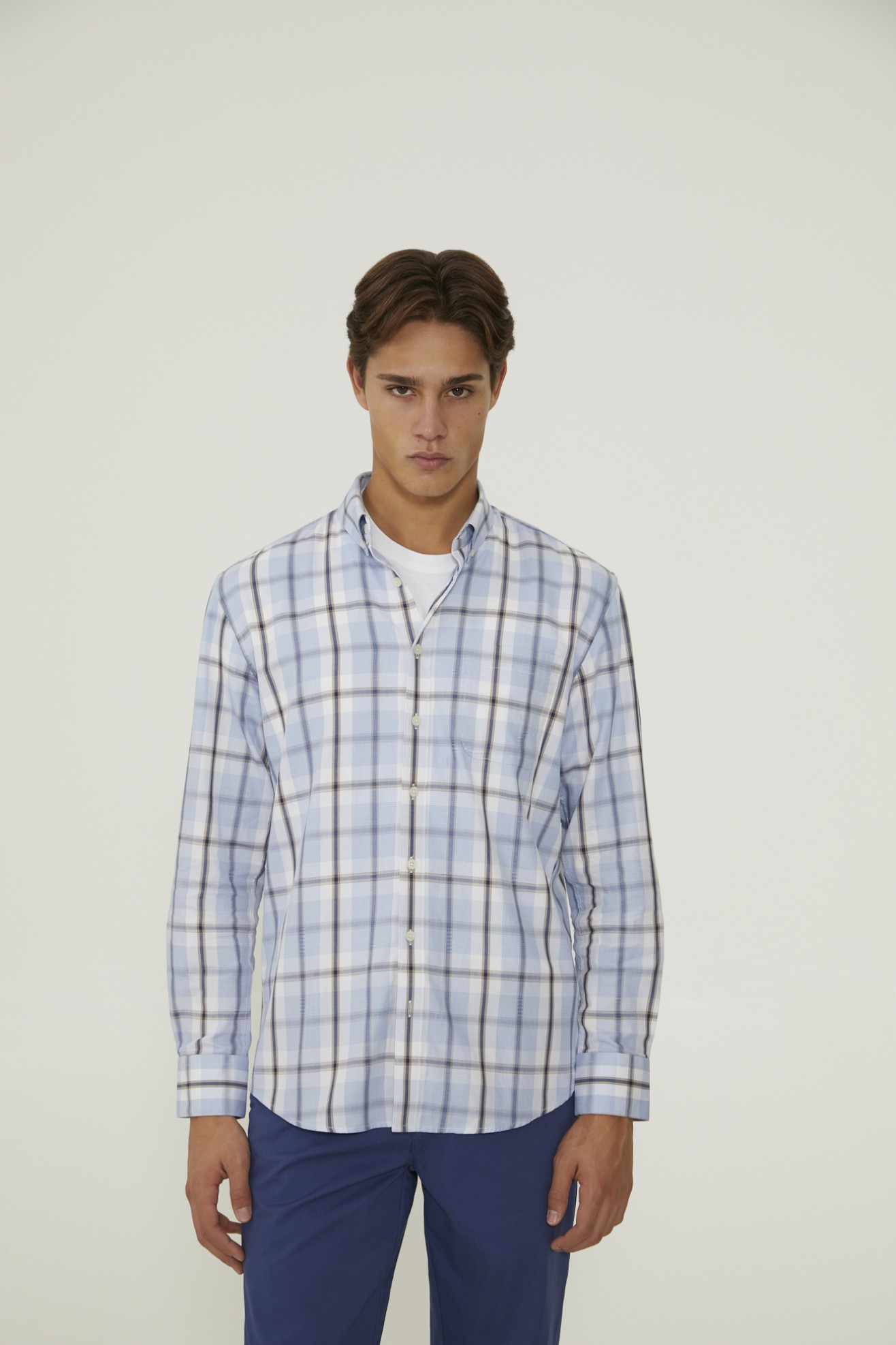 Camisa xadrez regular fit