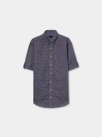 Camisa a cuadros de manga corta