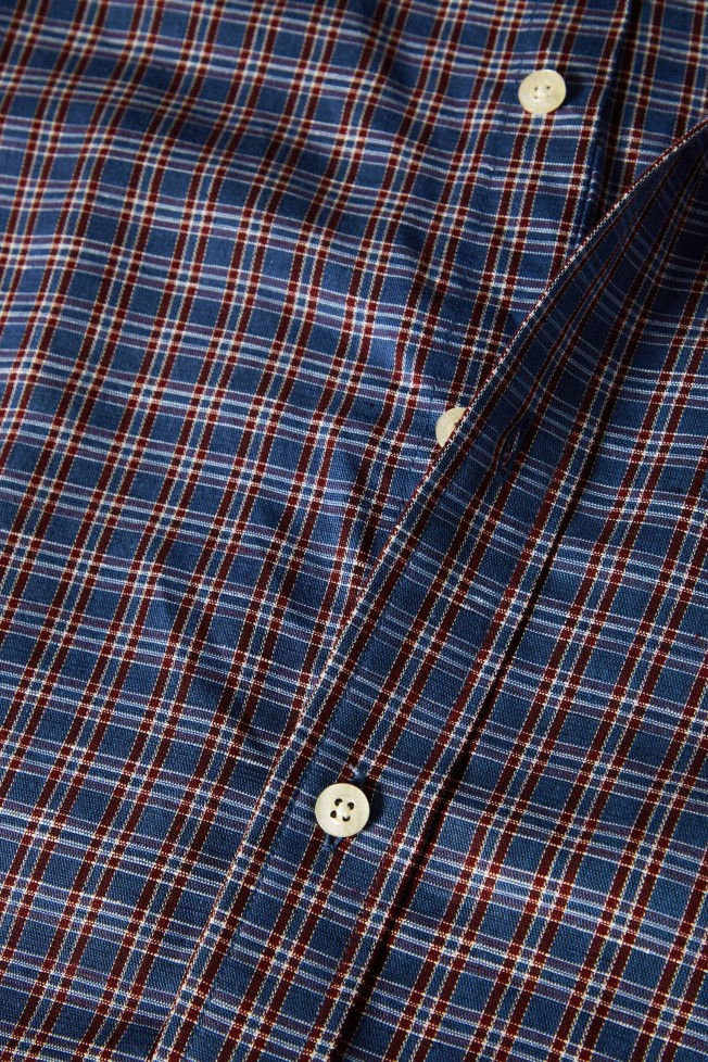 Camisa a cuadros de manga corta Camisa a cuadros de manga corta