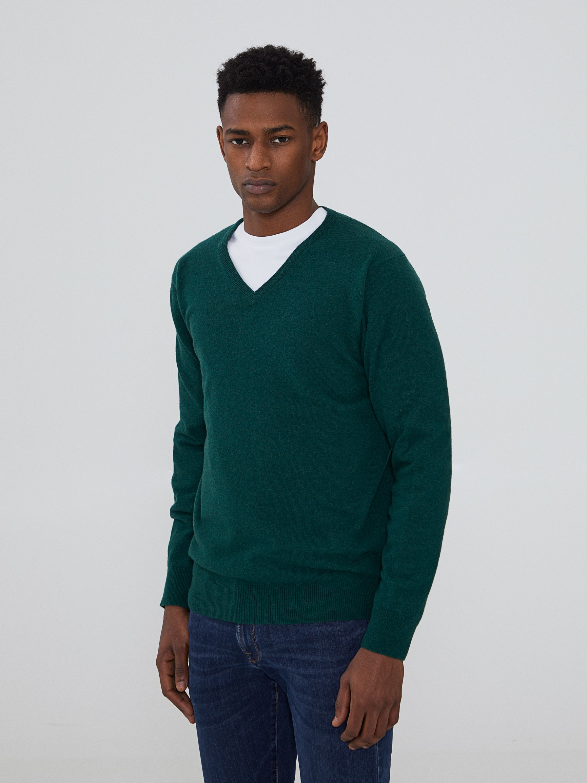 Jersey con cuello en V