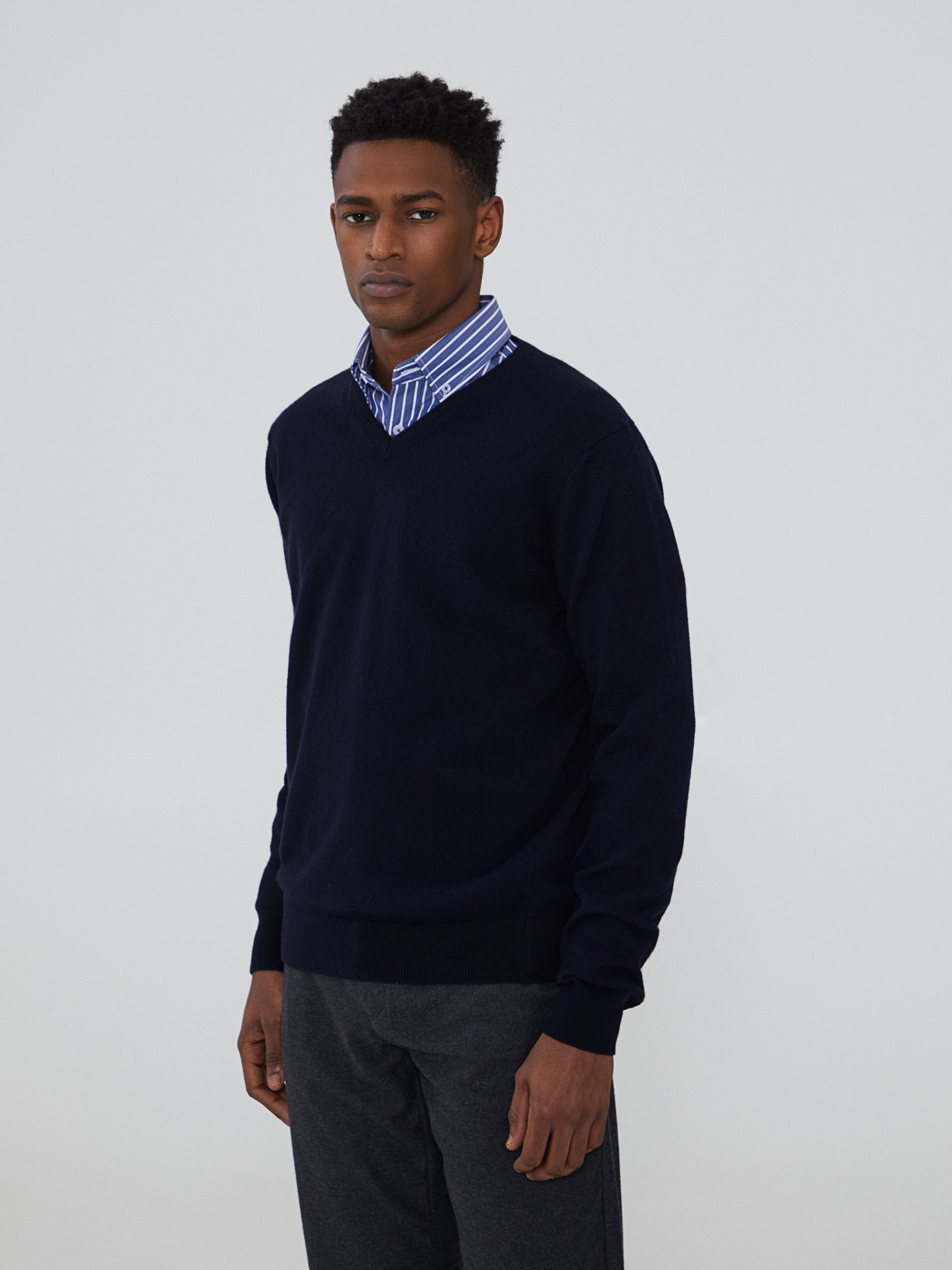 Jersey con cuello en V