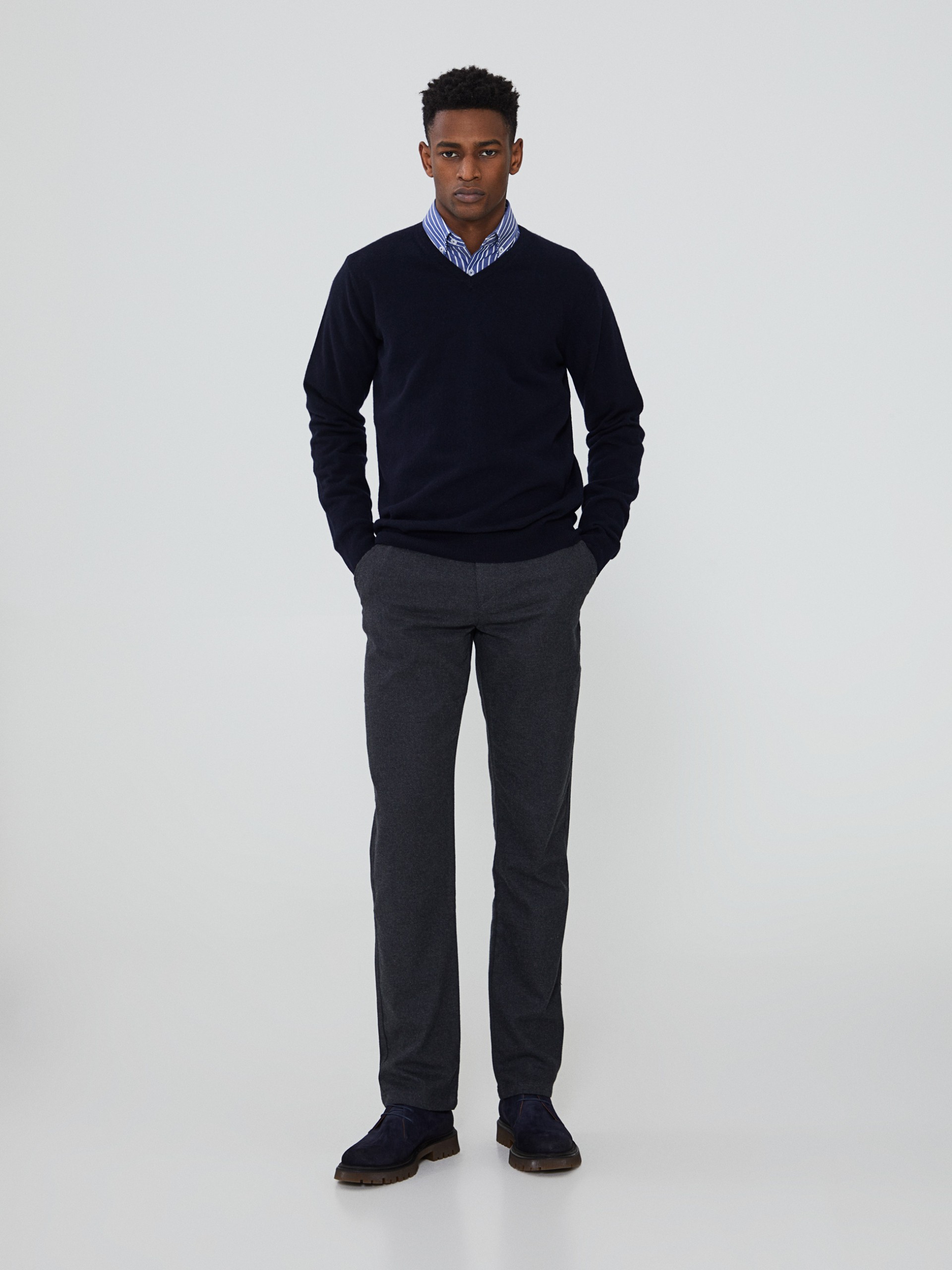 Jersey con cuello en V