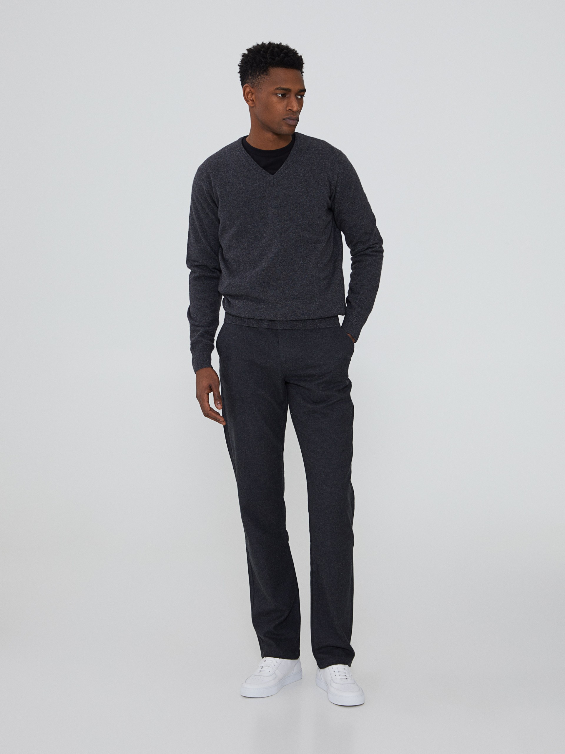 Jersey con cuello en V