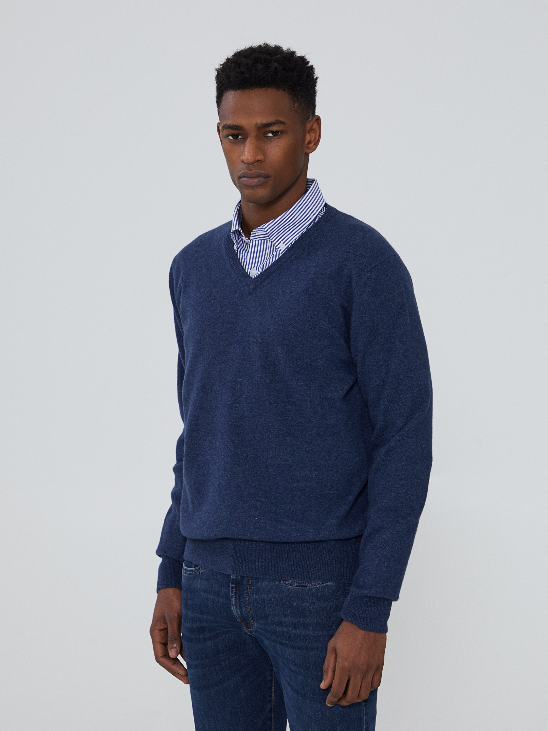 Jersey con cuello en V