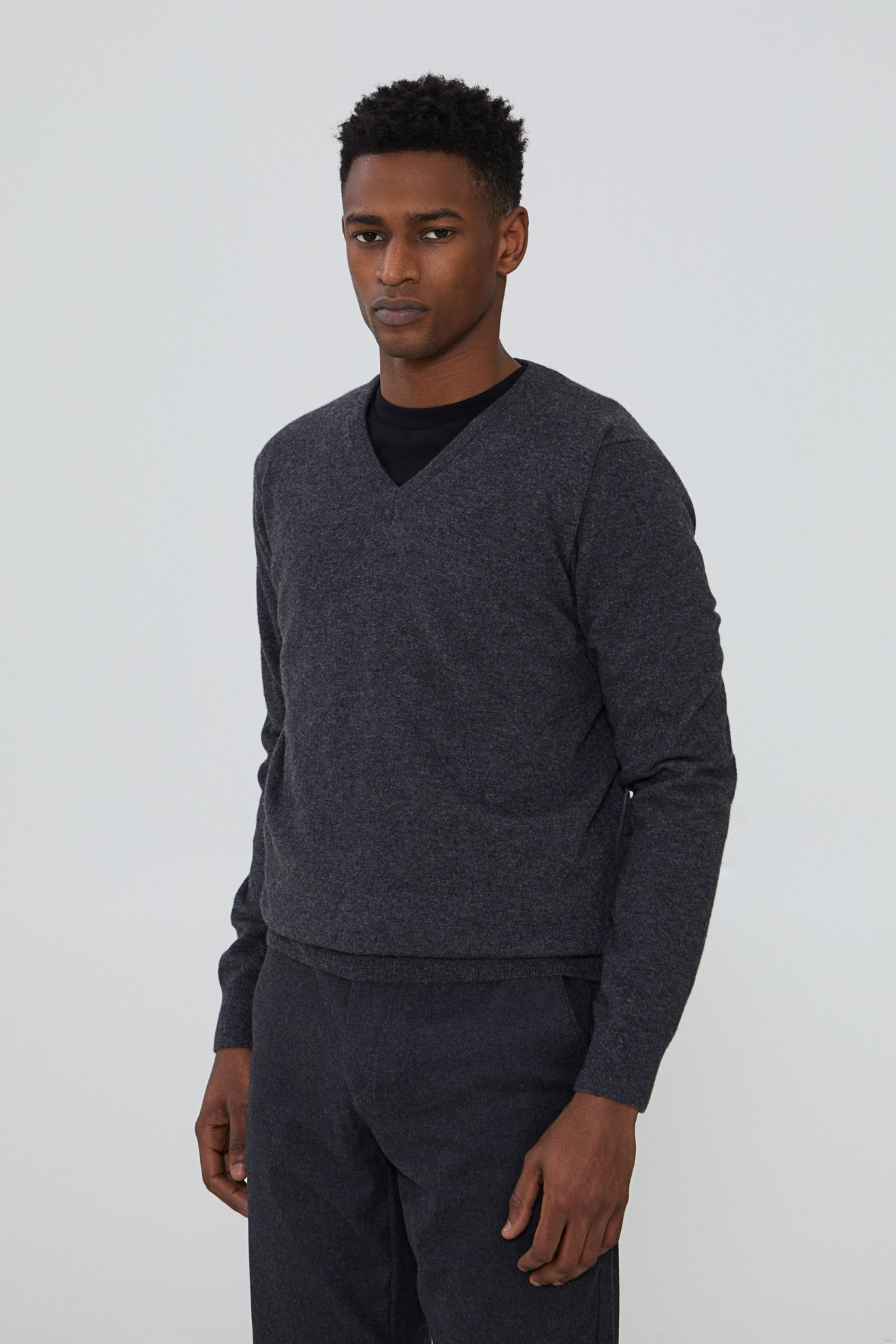 Pullover decote em V