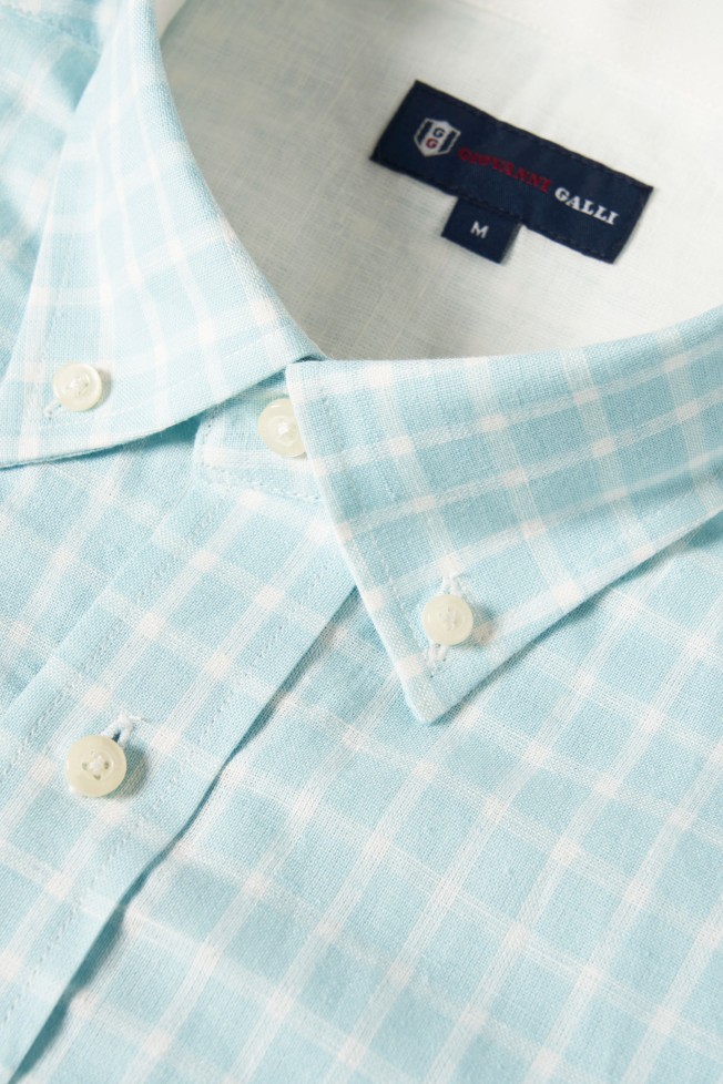 Camisa de lino regular fit Camisa de lino regular fit