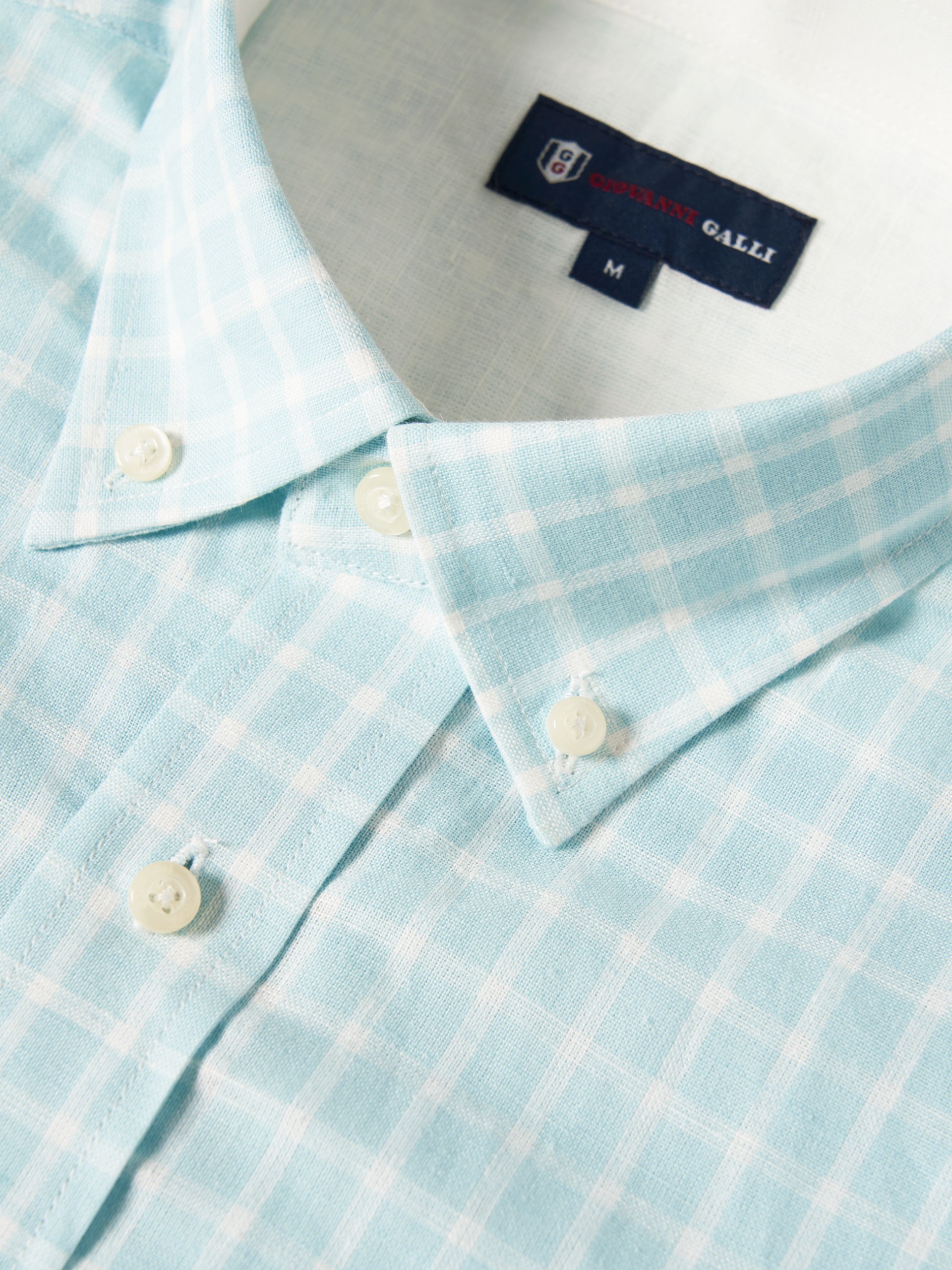 Camisa de lino regular fit