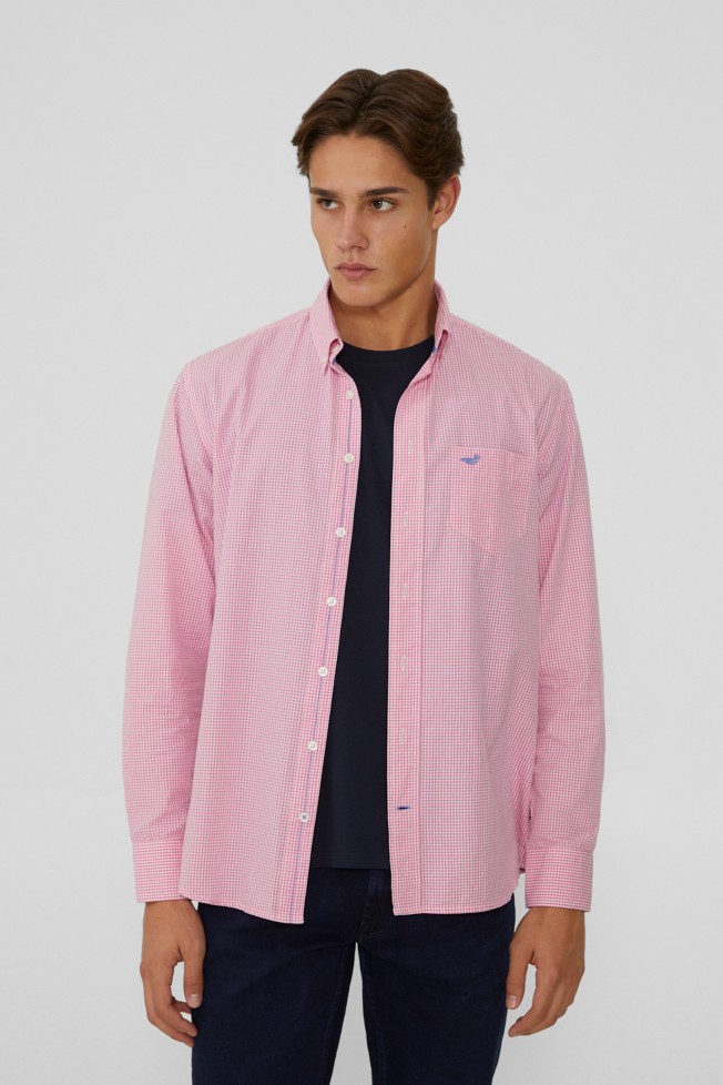 Camisa de cuadros slim fit 
