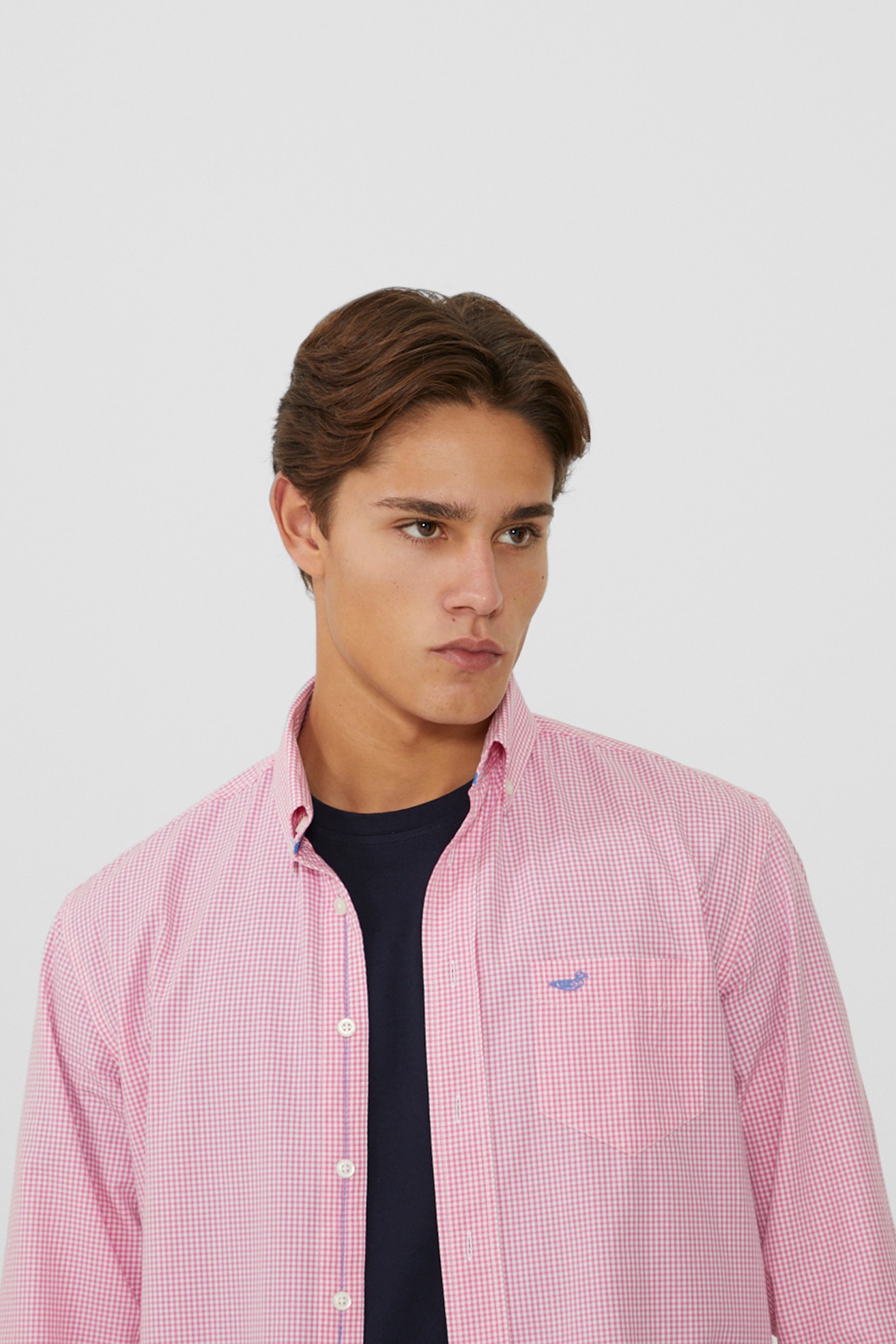 Camisa xadrez slim fit