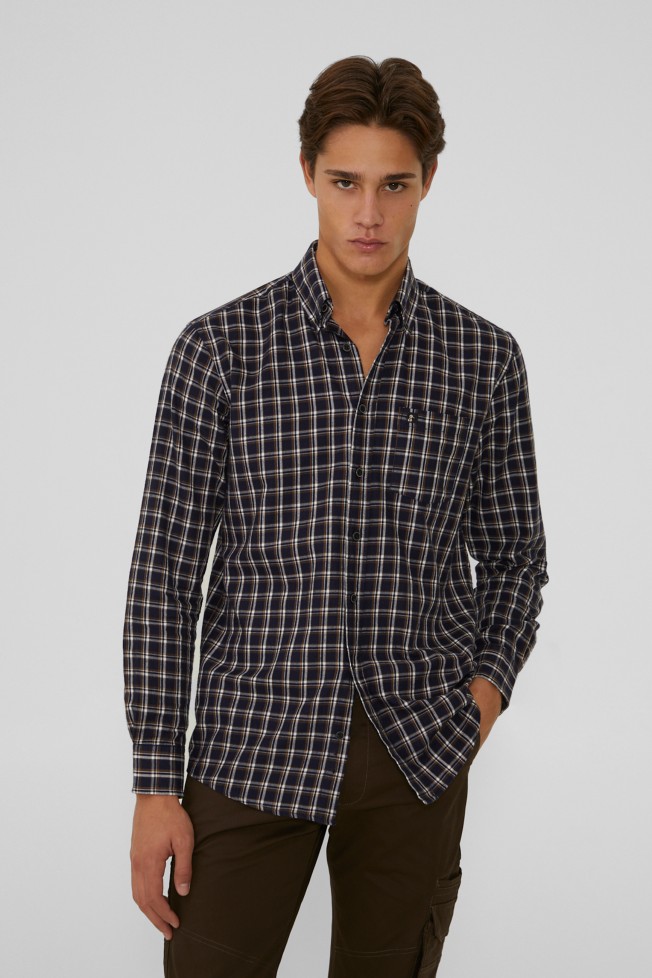 Camisa de cuadros regular fit 