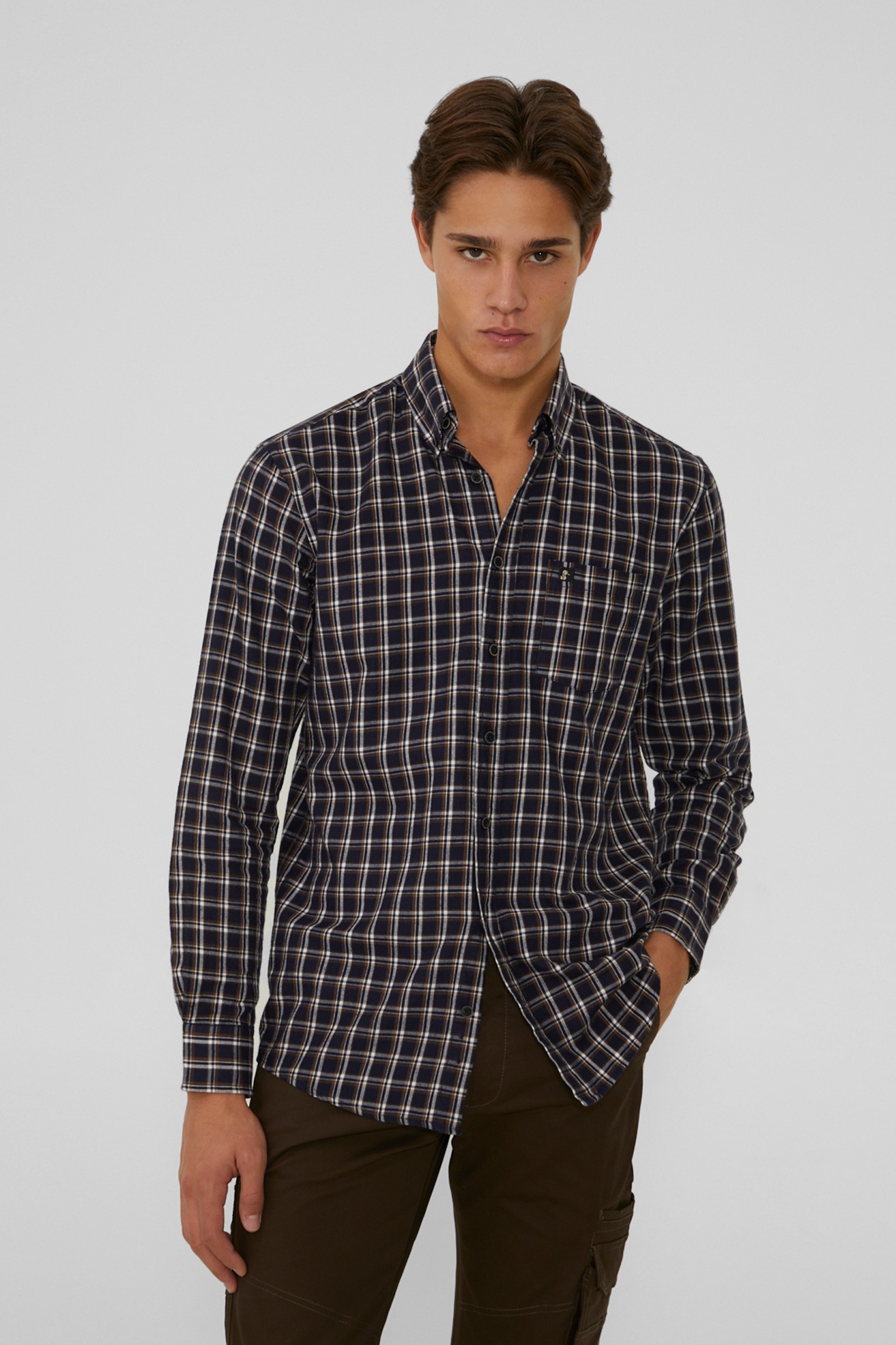 Camisa xadrez regular fit