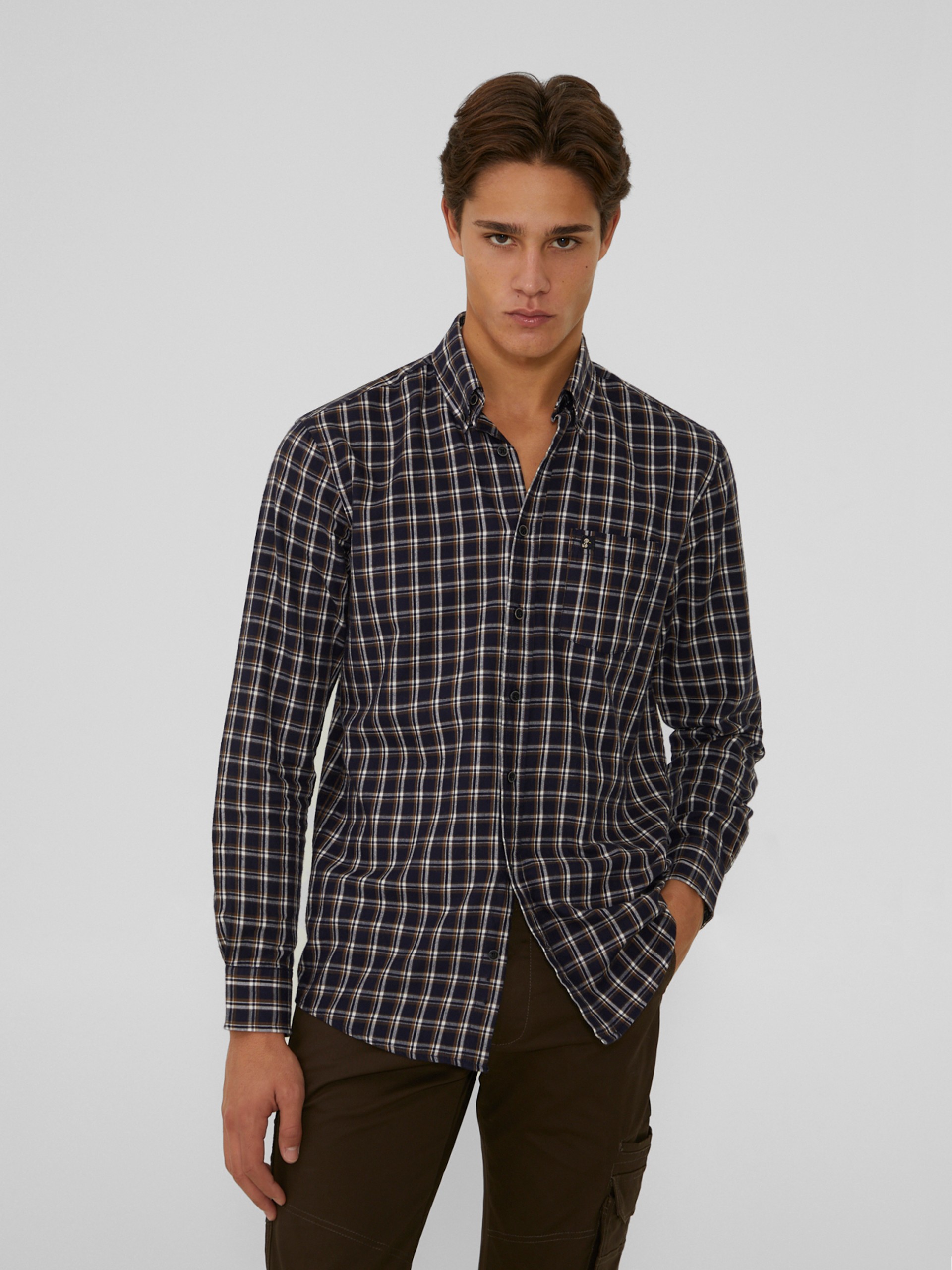Camisa de cuadros regular fit