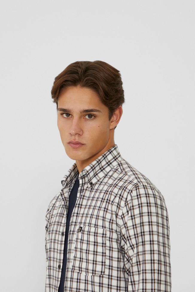 Camisa xadrez regular fit 