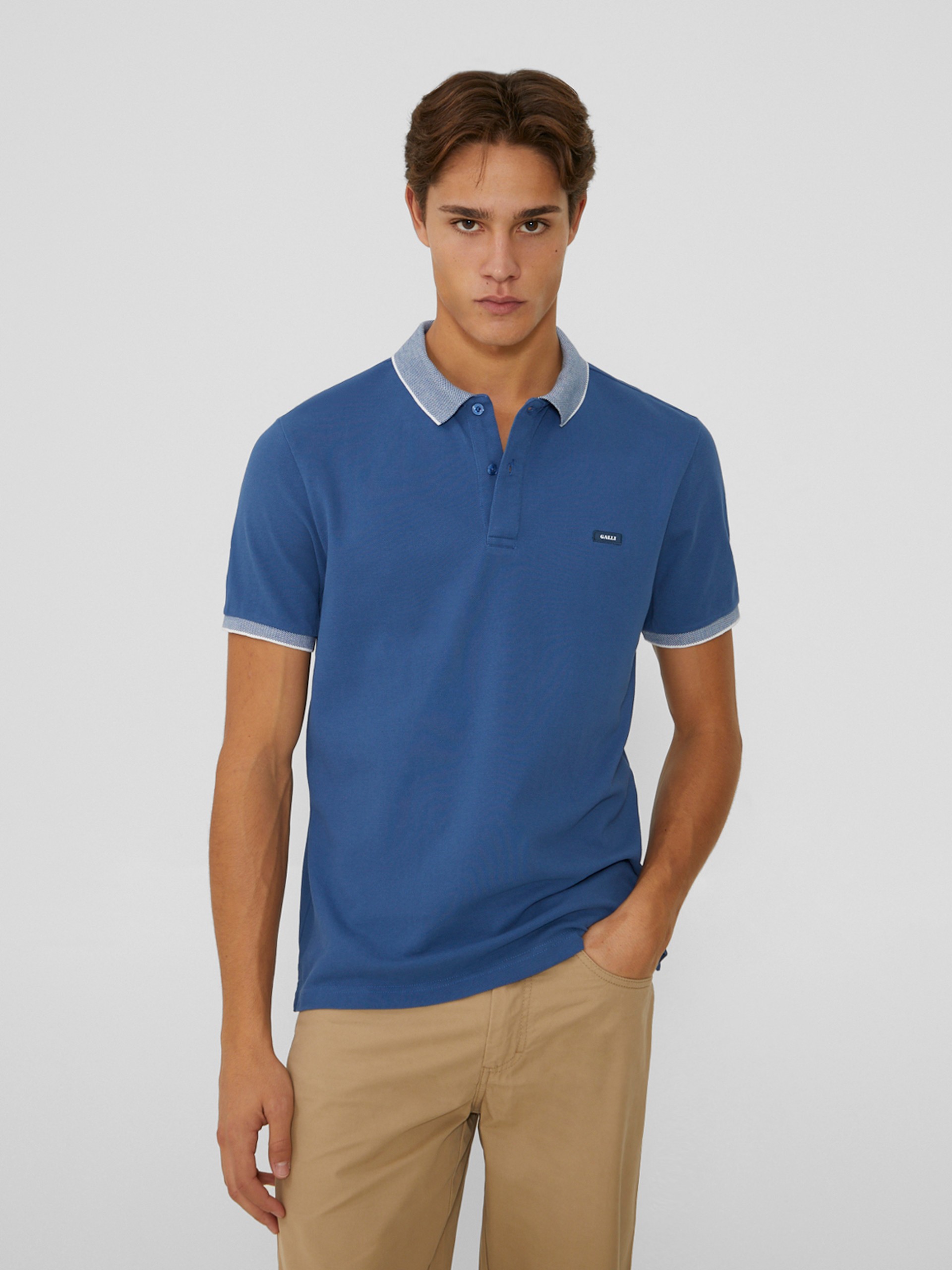 Polo de piqué de manga corta