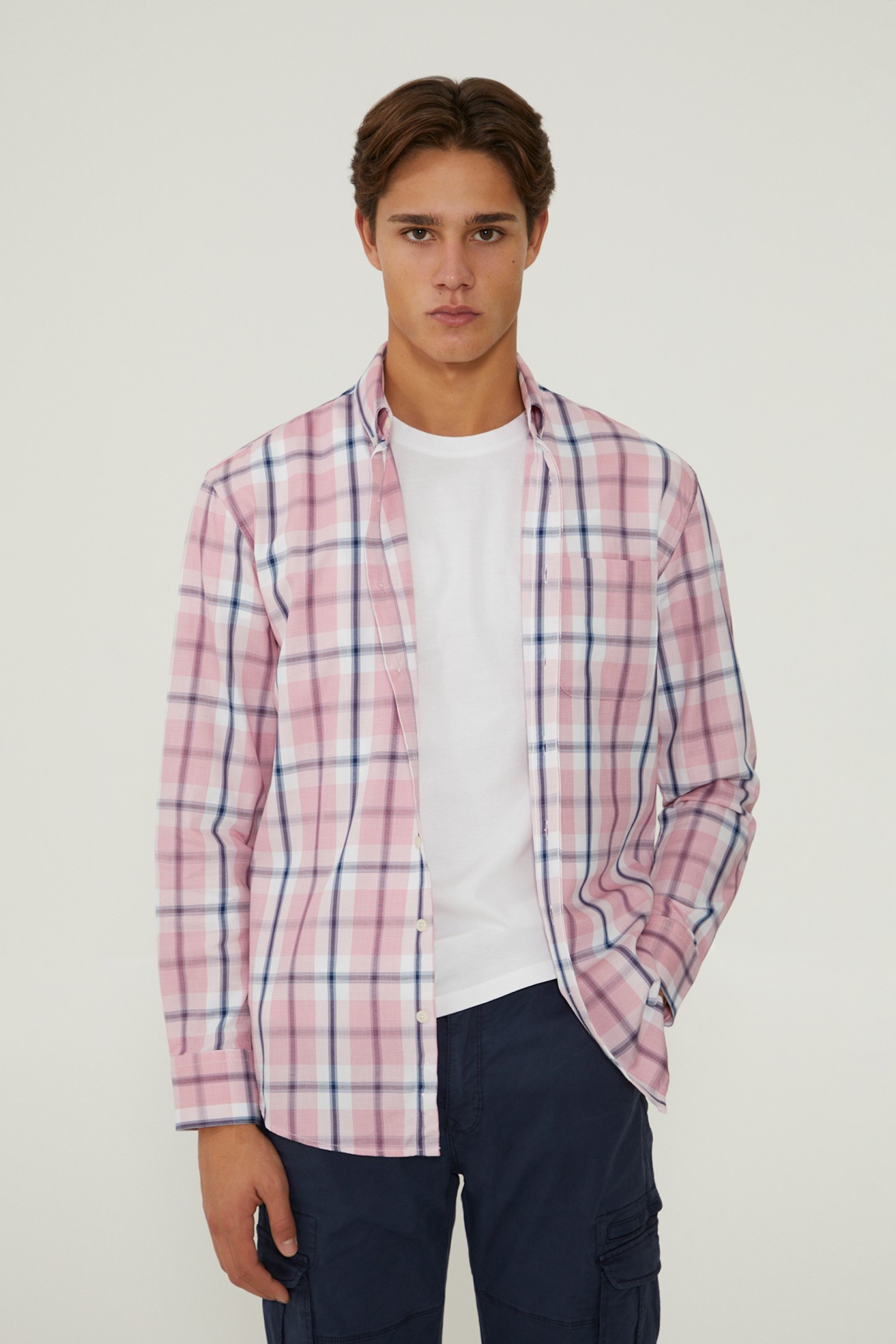 Camisa xadrez regular fit
