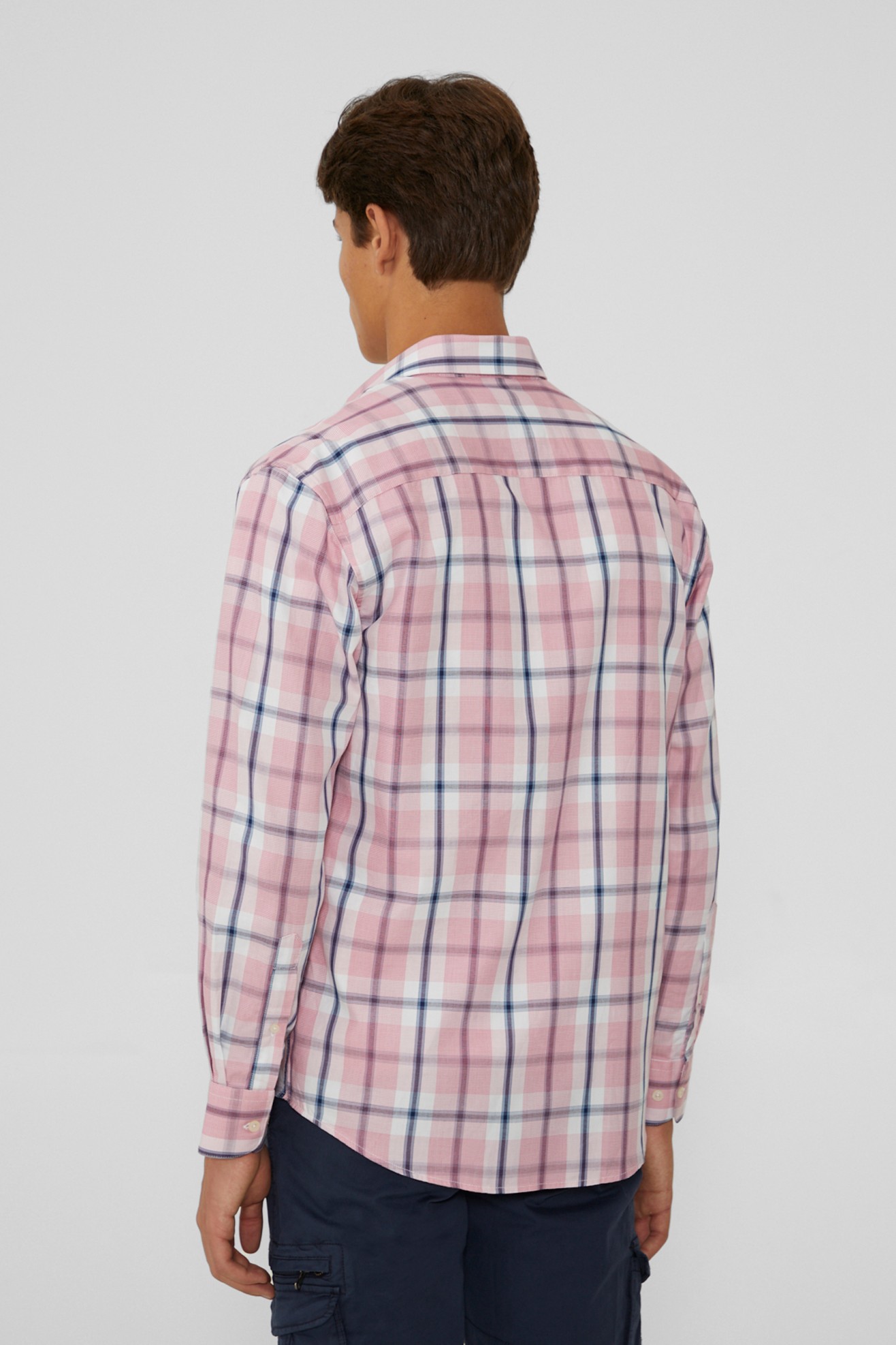 Camisa regular fit a cuadros