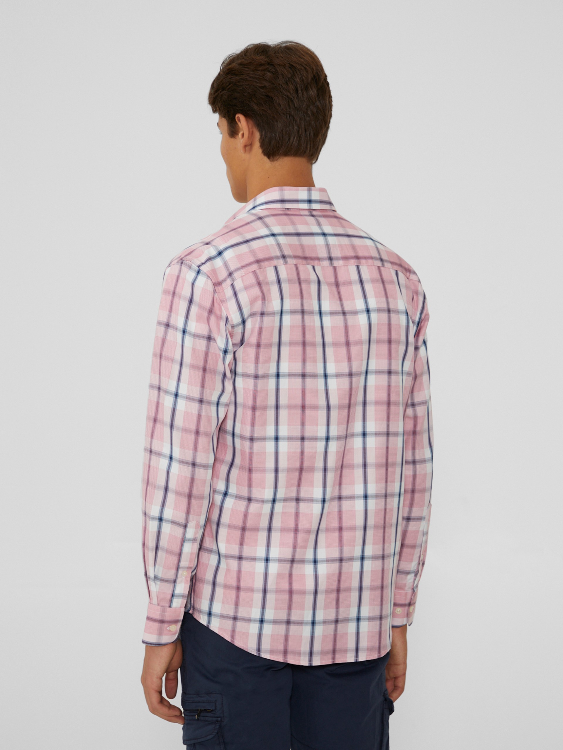 Camisa regular fit a cuadros