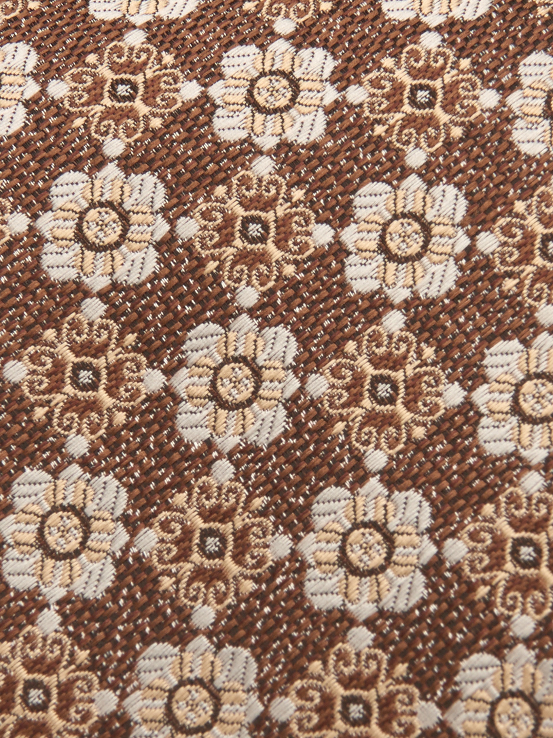 Corbata textura flores