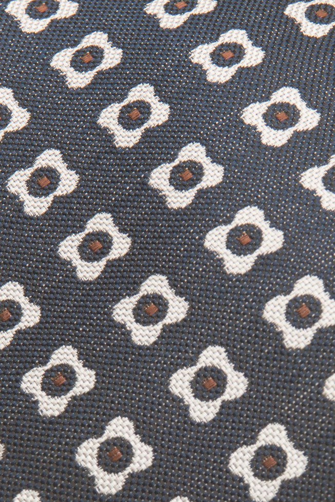 Corbata de seda con estampado de flores Corbata de seda con estampado de flores