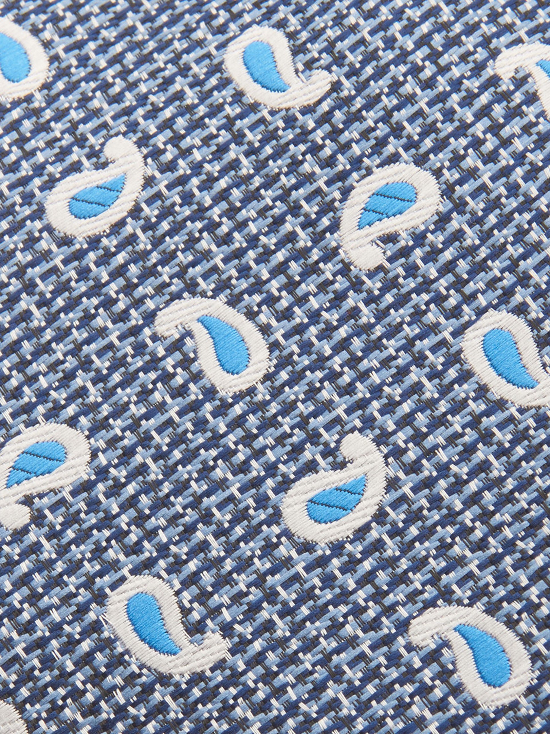 Corbata con estampado cornucopia