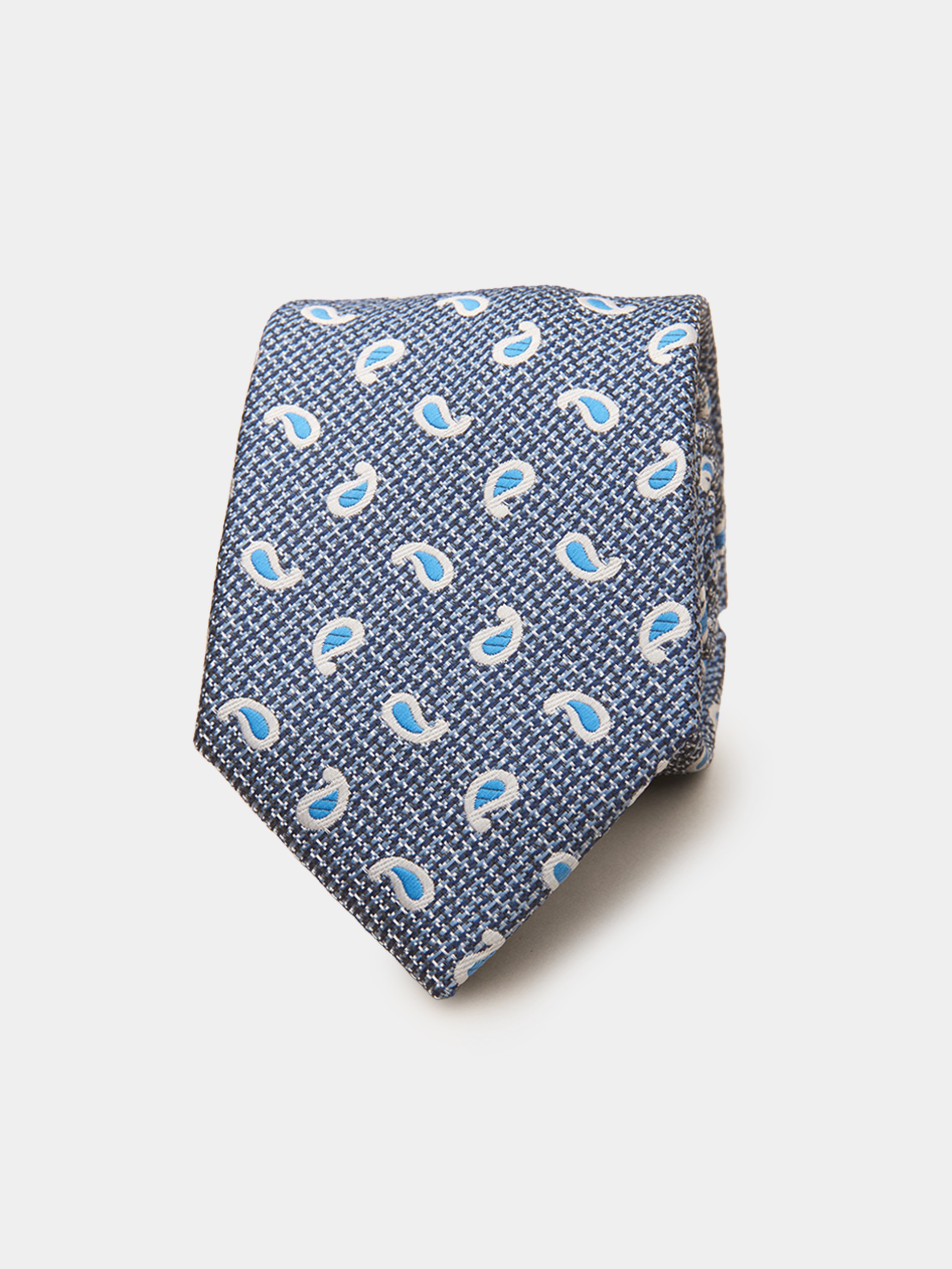 Corbata con estampado cornucopia