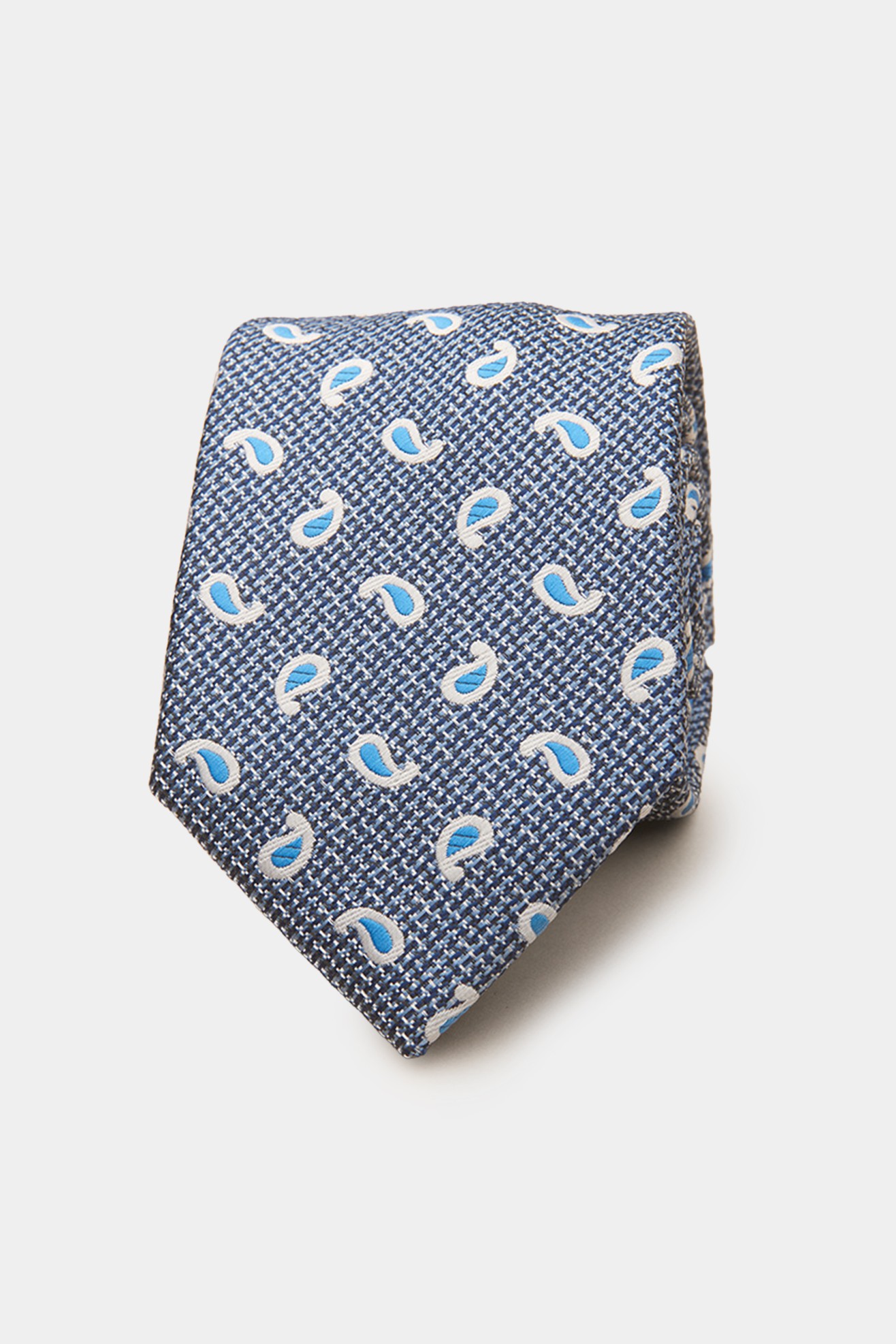 Corbata con estampado cornucopia