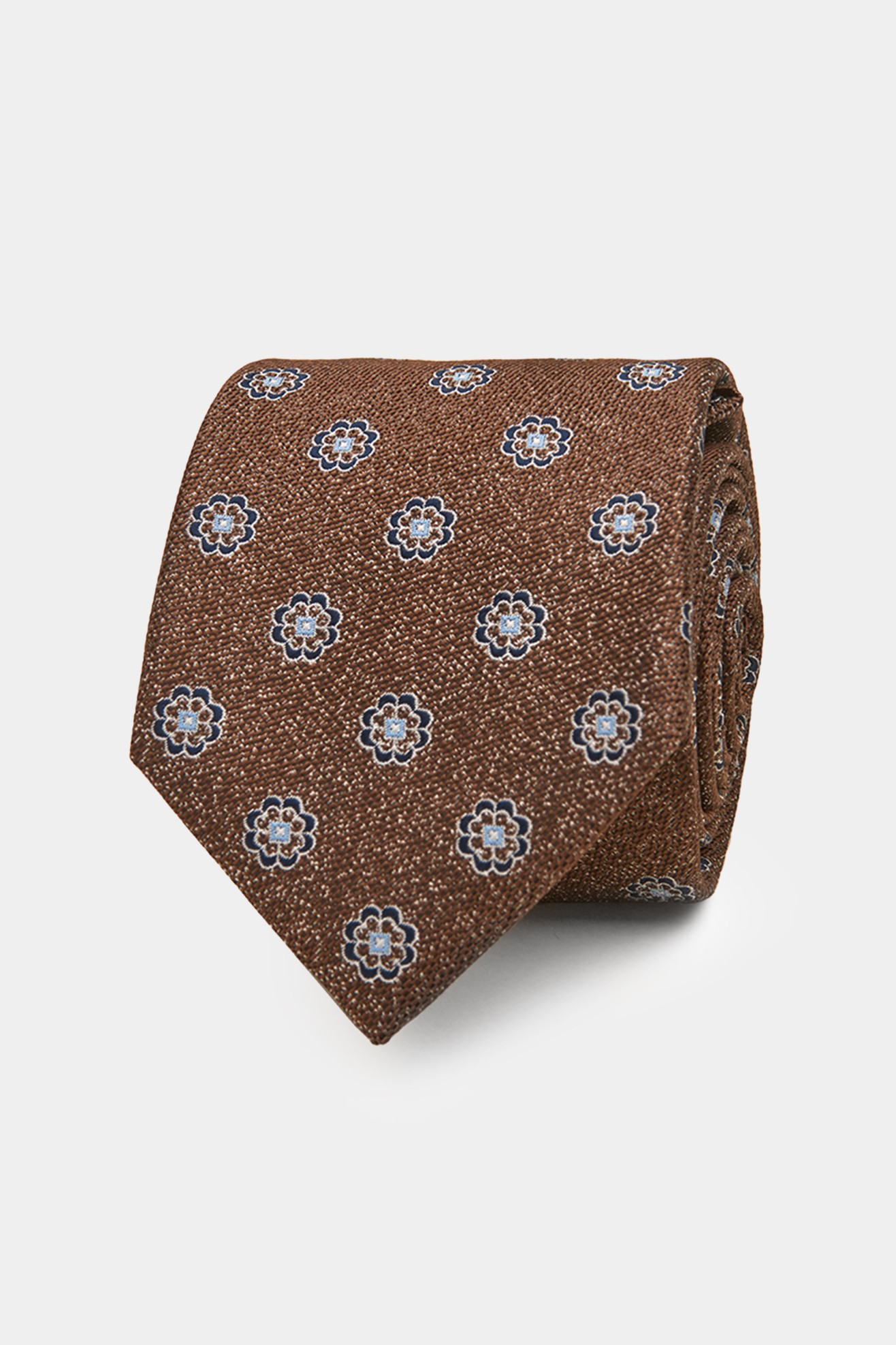 Corbata con motivos florales