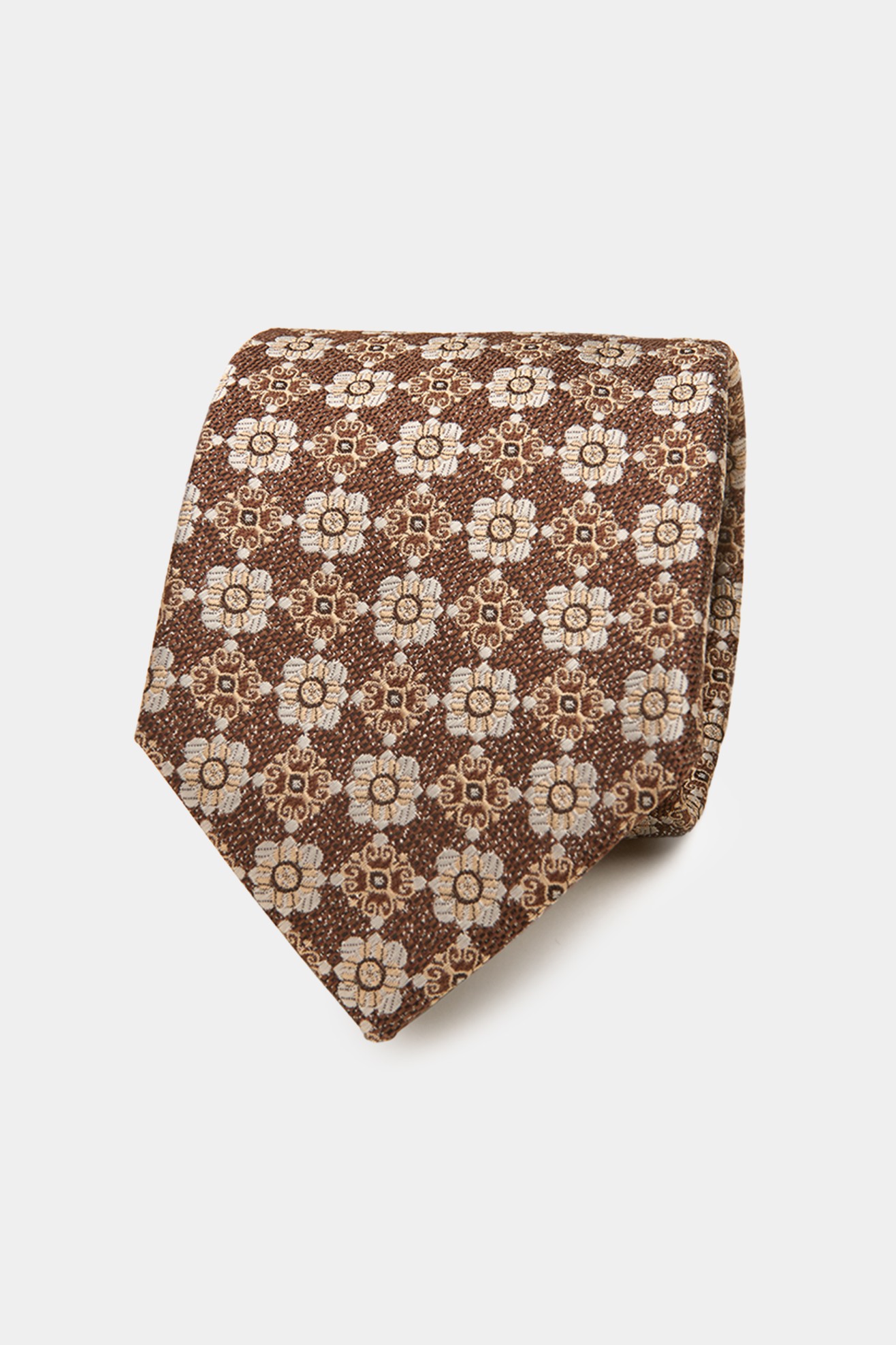 Corbata textura flores