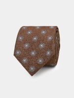 Corbata con motivos florales